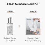 SUNGBOON EDITOR Korean Glass Skin Deep Collgen Boost Set | Valentine Day Gift | Real Collagen 2,160,000PPB for Elasticity | Hydrating Collagen Face Mask | Face Serum for Women | Korean Skin Care Set
