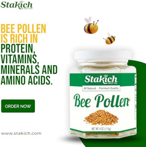 Stakich Bee Pollen Granules 1 Pound (Pack of 1)