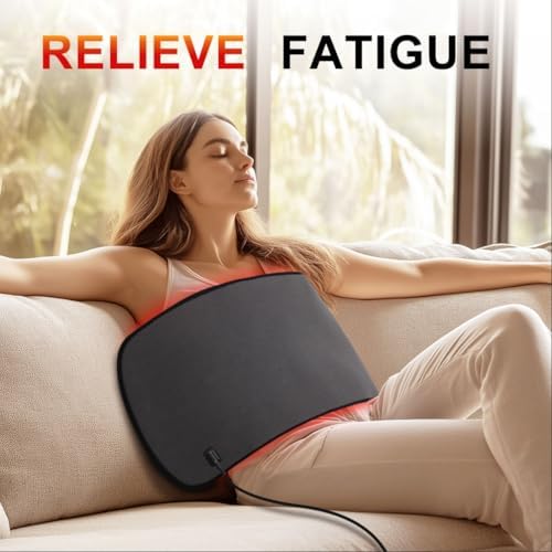 Red Light Therapy Body Mat: 24″×12″ Premium 660nm&850nm Pad Remote Controlled Full Body Therapy Relieve Muscle Tension Energy Enhancement Adjustable Modes