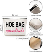 4 Pack Funny Gifts for Women, Friends, Hostess Gift Ideas Cool Gifts for Women Girls Birthday Gift Ideas Gag gifts Girls Weekend Overnight Fun Makeup Travel Bag Cosmetic Bag