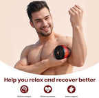 5-in-1 Smart Dynamic Cupping Therapy Set with 20 Level Temperature and Suction, Cupping Kit for Massage Therapy, Electric Cupping Device with Red Light for Back Muscle Soreness (Red)