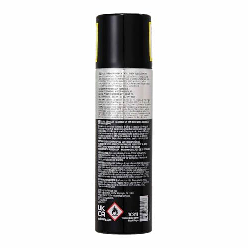 RED by Kiss Tintation Temporary Hair Color Spray, Extra Large Size, Instant Gray Root Cover Up, Water-Resistant, Smudge-Proof, Hairline & Barber Touch-Up, Quick Dry (Black, 11.5 OZ)