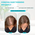 SURETHIK Hair Fibers, 15g (Black), Fills Thinning Hair for Visibly Fuller Look, Conceals Bald Spots, Natural Look, For Men & Women