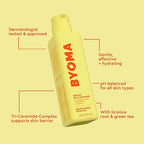 BYOMA Creamy Jelly Cleanser Refill - Hydrating Facial Cleanser for Skin Barrier Repair - Tri-Ceramide Face Wash for Sensitive Skin - Gently Removes Makeup & Excess Oil - 5.91 fl oz Refill