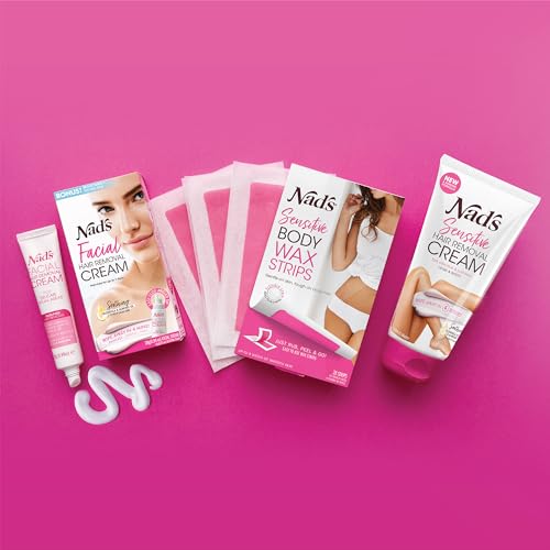 Nad's Gentle & Soothing Facial Hair Removal For Women - Sensitive Depilatory Cream For Delicate Face Areas, 0.99 Oz (4446)