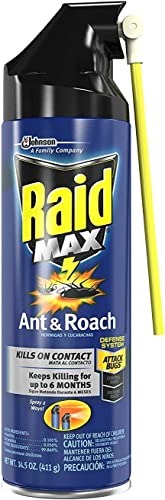 Raid Max Ant & Roach Aerosol Spray 14.50 oz (Pack of 3)