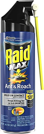 Raid Max Ant & Roach Aerosol Spray 14.50 oz (Pack of 3)