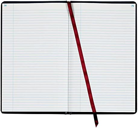 Adams Record Ledger, Hard Bound Textured Cover, 7.5 x 12.25 Inches, 150 Acid Free Pages, Navy (ARB712R1M)