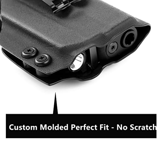 kydex IWB Holster for Taurus G2C G3C Toro with Olight PL-Mini 2 Valkyrie 600 Lumens Tactical Flashlight Red Dot Optics RMR Cut PT111 PT140 Concealed Carry
