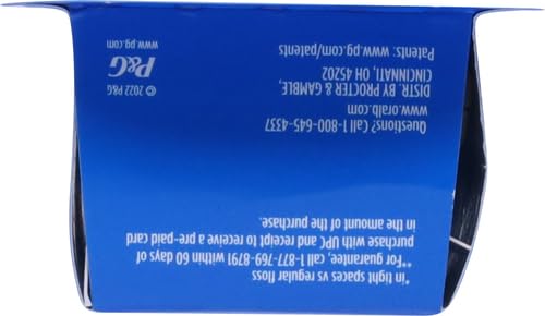 Oral-B Glide Pro-Health Dental Floss, Deep Clean Cool Mint Flavor, 40 M, 3 Count (Pack of 2)