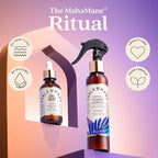 Fable & Mane Leave In Conditioner, 4.7 Fl Oz - Maha Mane Detangler Spray, Silicone-Free Leave In Conditioner for Dry Damaged Hair, Heat Protectant for Hair