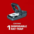 Tomcat Secure-Kill Rat Trap, Features Aggressive Secure Catch Design to Trap and Kill, 2 Traps