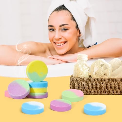 48pcs Aromatherapy Shower Steamers - Relaxation Birthday Christmas Valentine's Day Gift Set for Women and Men, Shower Bombs Tablets for Stress Relief and Self Care, Luxury Home Spa