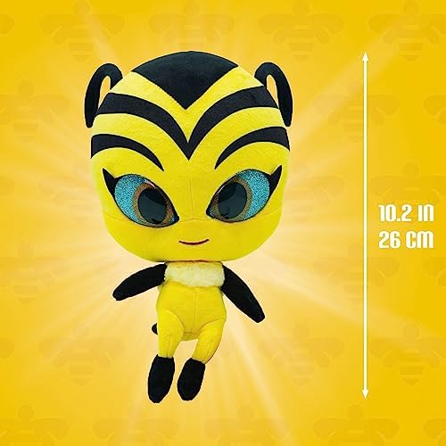 Miraculous Ladybug Super Soft Stuffed Toy with Resin Eyes, High Glitter and Gloss, and Detailed Stitching Finishes