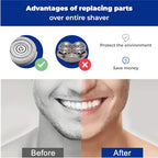 12 Pack Shaver Replacement Blades Compatible with Skull Shaver Pitbull Gold PRO & Silver - 4 Head Skull Shaver Blades, Enhanced Pitbull Shaver Replacement Heads for Superior Shaving