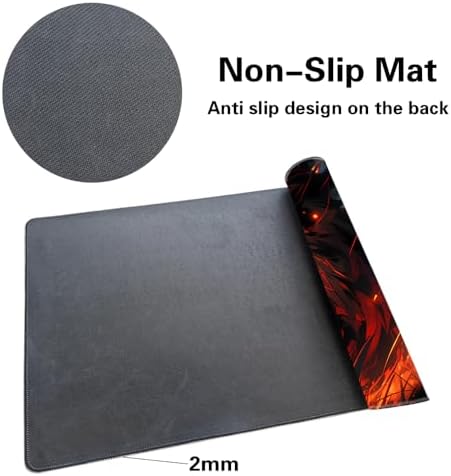 Board Game 14x24in MTG Playmat Compatible for OCG CCG RPG TCG Playmats (ONE-Lion 3)