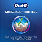 Oral B Criss Cross - Family pack of 4 toothbrushes – Medium,for adults,Manual,Multicolor