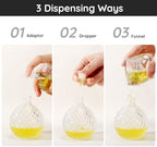 Segbeauty Vintage Atomizer Sprayer for Perfume, 3.4oz 100ml Clear Glass Spray Bottle Perfume Atomizer, Empty Refillable Perfume Making Kit Toiletries Contanier Bottle with Funnel, Dropper, Pump head