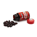 Megared Omega-3 Fish & Krill Oil Supplement 900mg - MegaRed Advanced 4in1, 60 softgels, 2x More Omega-3, Heart, Joint, Brain and Eye Supplement, Red, 60 Count