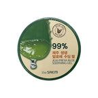 [the SAEM] Jeju Fresh Aloe Soothing Gel 10.1 fl. oz. (300ml) - 99% Aloe Vera, Hydrates & Dry, Itchy & irritated Skin