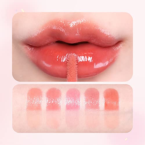 dasique Juicy Dewy Tint (08 Papaya Milk) 0.12 oz | Light Application with moisture | Long-wearing Glossy Lip Stain, Non-sticky | Vegan, Cruelty-free | K-beauty