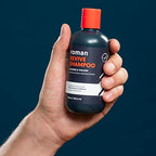 ROMAN Men's Revive Shampoo, Exfoliates & Clarifies with Peppermint, Cleanses for Thicker-Looking Hair, With Saw Palmetto, Pumpkin Seed Oil, Caffeine, Without Sulfates, Parabens, Phthalates, 8 fl oz