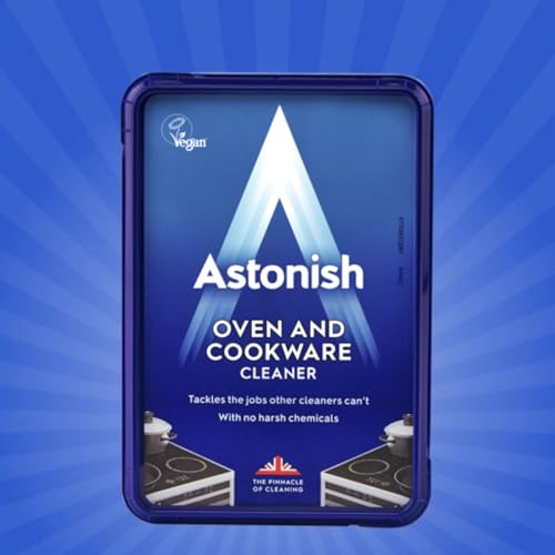 Astonish Oven & Cookware Cleaning Paste For Glass, Appliances, Ceramics, Stovetop & Pyrex - All Purpose Kitchen Cleaner - Stainless Steel Degreaser Removes Baked On Grease & Grime, 150g Tub (3 Pack)