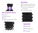 Human Braiding Hair Deep Wave Bulk Human Hair Braiding Hair Boho Hair For Braiding No Weft 100g (1Pack-2Bundles) 100% Human Hair Micro Braiding Hair For Bohe Braids (16inch, Natural Black)