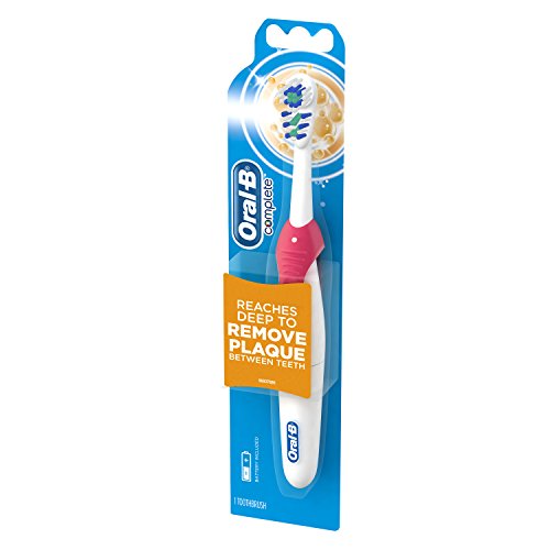Oral-B Complete Action Deep Clean Battery Power Toothbrush to Remove Plaque between Teeth, Pack of 3