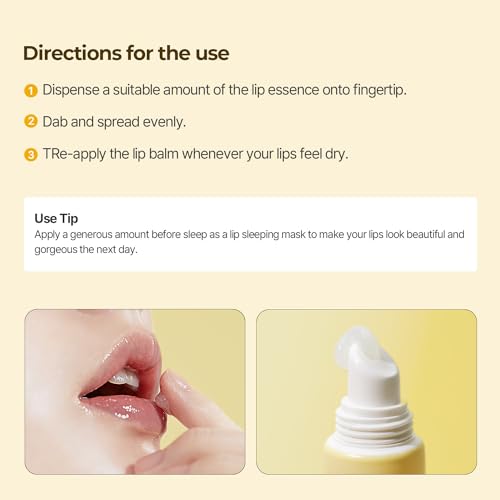 Torriden SOLID In Ceramide Lip Essence 0.37 fl.oz * 2 (Pack of 2) | Moisturizing Lip Essence for Glowy, Plumped, and Radiant Lip | Korean Lip Balm