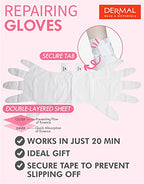 DERMAL Moistfull Silky Foot Socks & Hand Gloves Mask Combo 6 Pack - for Dry Feet and Hands - Home Spa Treatment - Dermatologist Tested, Cruelty Free, Korean Beauty