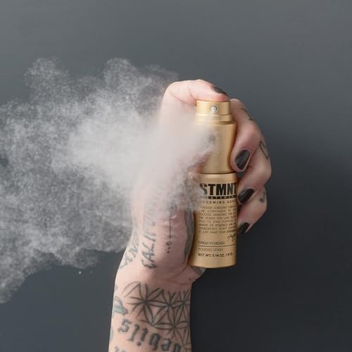 STMNT Grooming Goods Spray Powder, 0.14 oz | Extra Matte Finish | Added Texture and Grip | Super Lightweight Formula | Fuller Feeling Hair