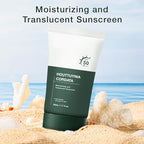 Heartleaf Silky Moisture Sunscreen, Moisture Daily Sunscreen, Korean SPF 50+ PA++++ Clear Filter Sun Essence, No White Cast, Hydrating, Moisturizing, Cools Down, Light Finish