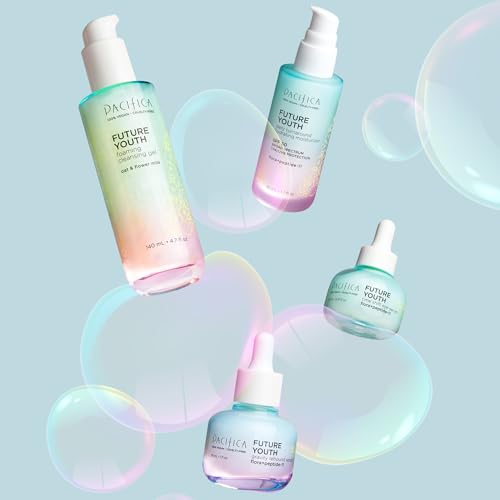 Pacifica Future Youth Gravity Rebound Face Serum – Multi-Peptide Firming Facial Serum for Fine Lines, Anti-Aging & Elasticity Vegan & Cruelty-Free Dermatologist Tested
