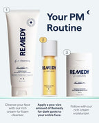 Remedy for Dark Spots | Advanced Night Treatment with Retinol & Kojic Acid | For Discoloration and Uneven Tones | With Glutathione, Niacinamide, Mandelic Acid | By Dermatologist Dr. Shah, 1 fl. oz