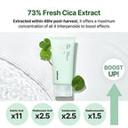 celimax The Real Cica Soothing Cream | with Fresh Cica Extract, Oil Free, Hydrating, Moisturizing, Calming, Lightweight Gel Cream, 50ml