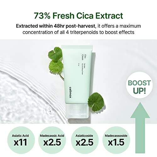celimax Ji.Woo.Gae Cica BHA Blemish Toner Pad (60 Pads) + The Real Cica Soothing Cream 50ml Bundle