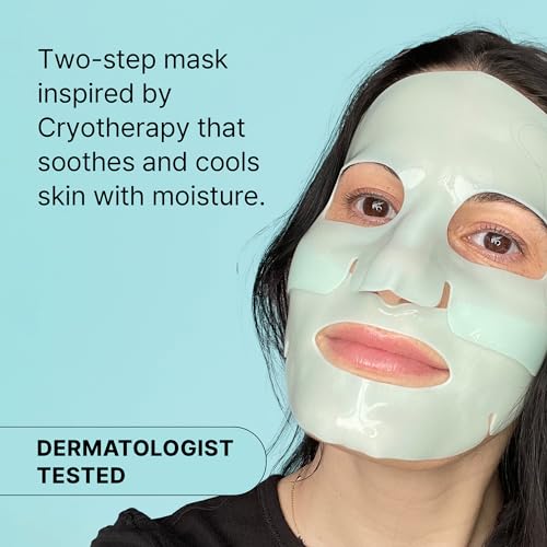Dr.Jart+ Cryo Rubber Soothing Face Mask | Hydrates and Reduces Redness | Korean Skin Care, 1 Pack
