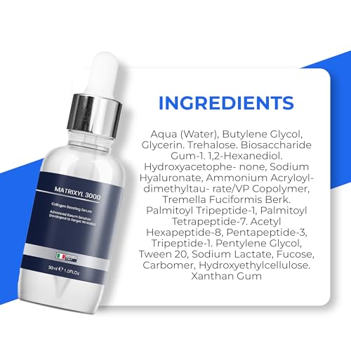 Matrixyl 3000 Argireline Serum with Hyaluronic Acid, Total Package Serum for Anti-Wrinkle, Collagen Boosting, Anti-Aging & face hydrating, Deep Wrinkle Repair & Firming for Fine Lines