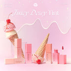 dasique Juicy Dewy Tint (08 Papaya Milk) 0.12 oz | Light Application with moisture | Long-wearing Glossy Lip Stain, Non-sticky | Vegan, Cruelty-free | K-beauty