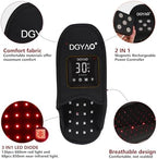 Cordless Red Light Therapy for Foot Pain Relief 4000mAh Battery Portable Wireless Near Infrared Light Therapy Slippers Feet Devices Wearable Wrap for Feet Muscle Relax Treatment Pad