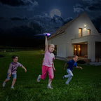 4 Pack Airplane Launcher Toys, 2 Flight Modes LED Foam Glider Catapult Plane Toy for Boys, Outdoor Flying Toys Birthday Gifts for Boys Girls 4 5 6 7 8 9 10 11 12 Year Old