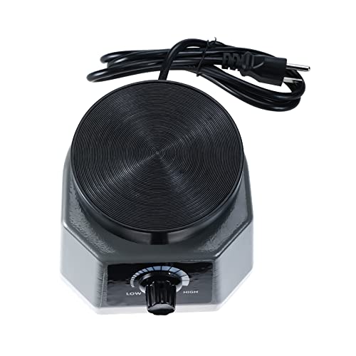 NORJIN 4 Inch Lab Vibrator, Round Shaker Oscillator Gypsum Mixing Machine 110V/100W Lab Equipment