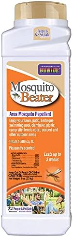 Bonide Mosquito Beater Granules, 8 oz Ready-to-Use Area Mosquito Repellent Pellets for Outdoors, People & Pet Safe