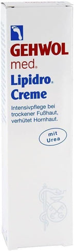 3 X Gehwol Med lipidro Crema 3 X 125 ML Cura dei piedi Crema Piedi con Urea