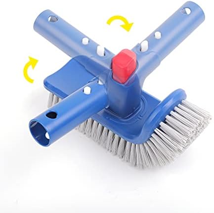 Sepetrel Pool Brush Head for Cleaning Pool Walls,Steps & Corners,Rotatable Hand Scrub Brushes,for Inground/Above Ground Swimming Pool,Spa, Bathroom, Hot Tub, Kitchen
