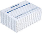 Adams Petty Cash Receipt Pad, Carbonless 1-Part Book, 5 x 3.5 Inches, 50 Copies per Pad, Rent Receipts Set, Pack of 12 (9672ABF)
