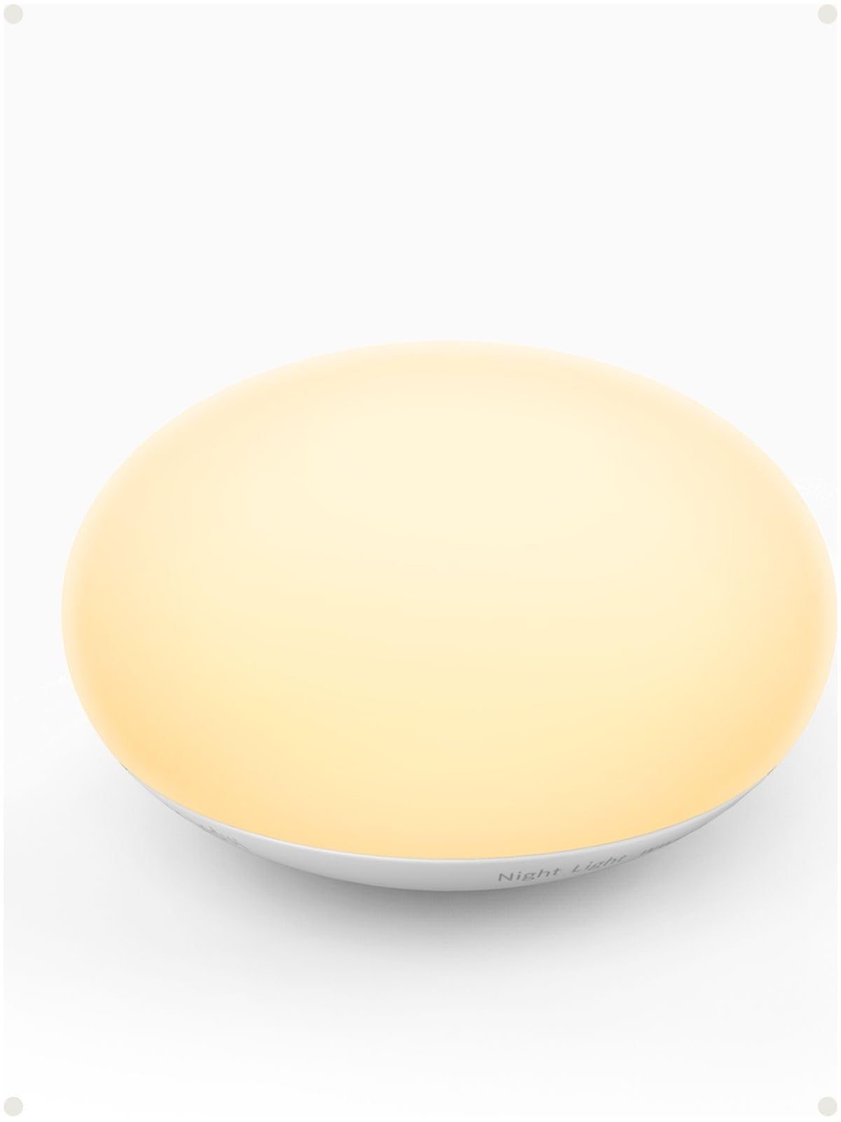 EASZZZ Baby Night Light, Nursery Night Lamp for Breastfeeding, Soft BPA Free Silicone Touch Night Lamp, Eye Caring, Easy Flip Design, Stepless Dimming, 1-Pack