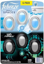 Febreze Small Spaces Air Freshener, 6 Pack, Linen & Sky & Fresh