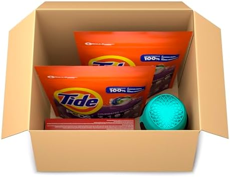 Tide Pods Liquid Laundry Detergent Pacs, Downy Unstopable Scent Beads and Bounce Dryer Sheets, Better Together Bundle